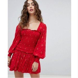 Free People Ruby Combo Mini Dress